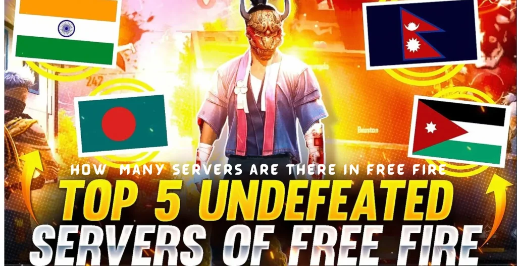 How many servers are there in free fire