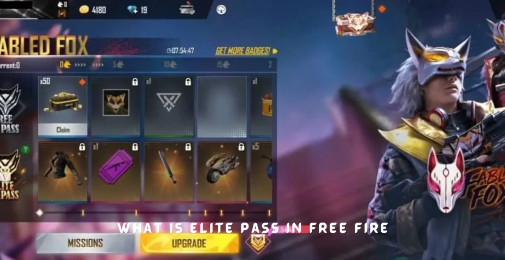 What is elite pass in free fire