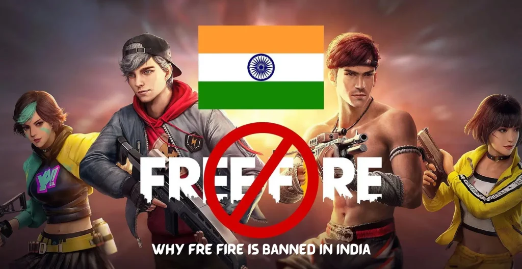 Why Fre fire is banned in india