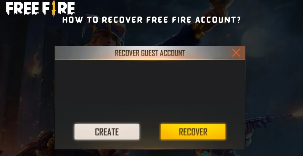 How to recover free fire-account